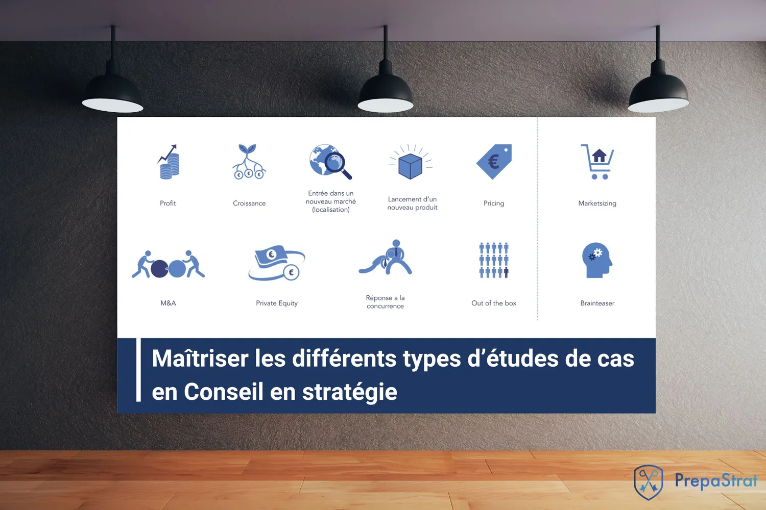 Maîtriser les différents types d’études de cas en Conseil en stratégie - Couverture