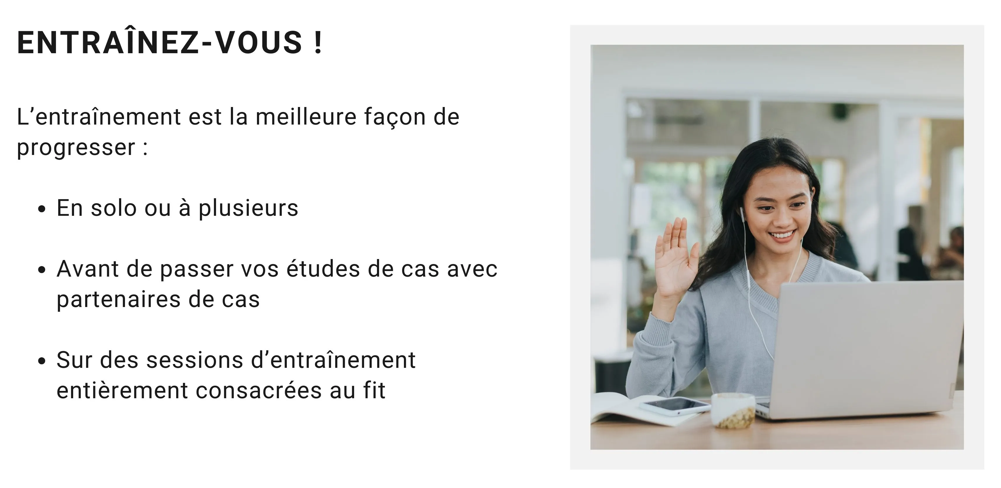 Préparer les entretiens de Conseil en stratégie - Entraînez-vous au fit